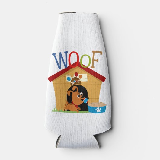 Wof Dog Flesjeskoeler (Voorkant)