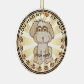 Wof Dog Keramisch Ornament (Rechts)