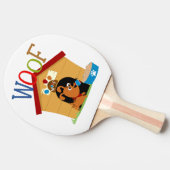 Wof Dog Tafeltennisbatje (Zijkant)