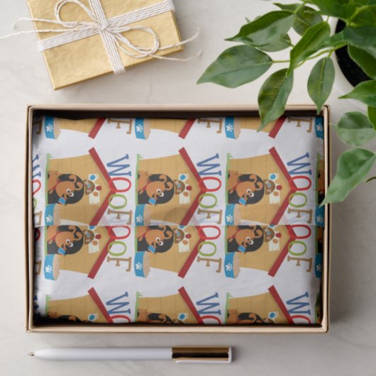 Wof Dog Tissuepapier (Geschenk)