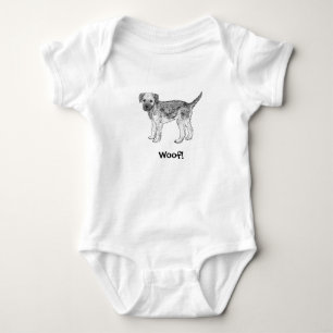 Wof. Doggy Baby Bodysuit - Border Terrier