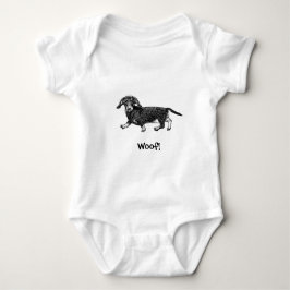 Wof. Doggy Baby Bodysuit - Dachshund