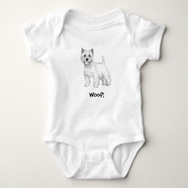 Wof. Doggy Baby Bodysuit - West Highland Terrier
