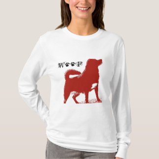 Wof Draag voor een verfijnd meisje T-shirt