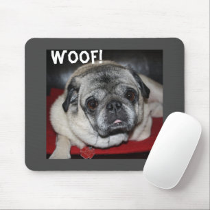 Wof, Pug Mousepad Muismat
