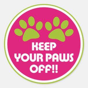 Wof-Sticker Ronde Sticker