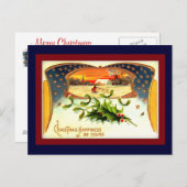  WOI Patriottische kerst Briefkaart (Voorkant / Achterkant)