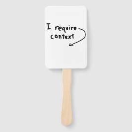 Wojak ik heb een contextbord nodig handwaaier