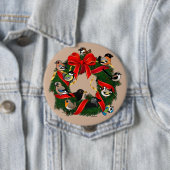 Wojewodstaartschild Ronde Button 4,0 Cm (In situ)