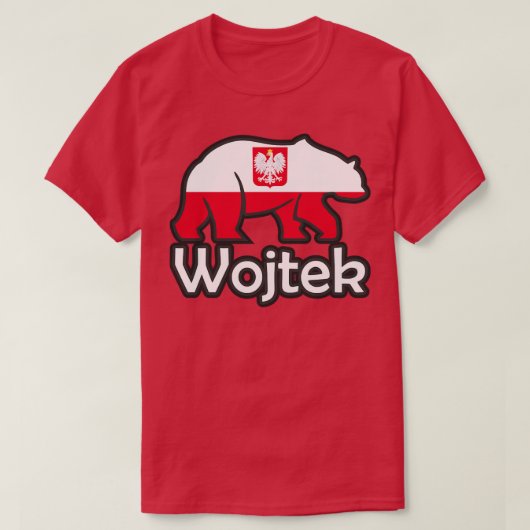 Wojtek het soldaat beer t-shirt (Design voorkant)