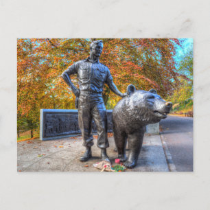 Wojtek The Soldier Beer Memorial Edinburgh Briefkaart