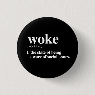 Woke Definition Ronde Button 3,2 Cm