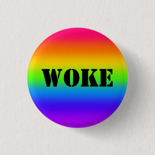 WOKE Rainbow-Button Ronde Button 3,2 Cm