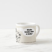 "Woke sauvage" Espresso Mug (Devant droit)