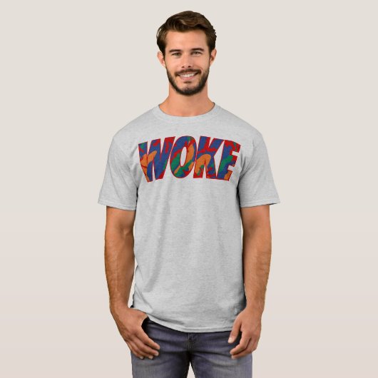 WOKE T-SHIRT (Voorkant volledig)