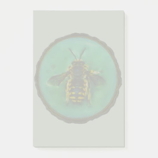 Wol Carder Bee Post-it® Notes (Voorkant)