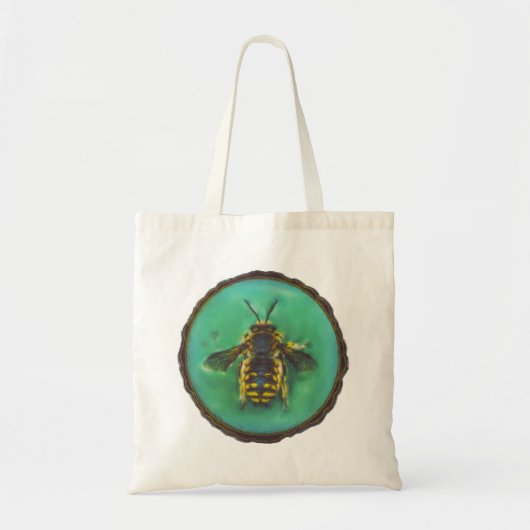 Wol Carder Bee Tote Bag (Voorkant)