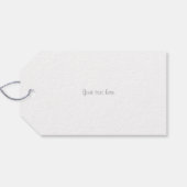 Wol hart gepersonaliseerd 7e trouwdag cadeaulabel (Achterkant Horizontaal)