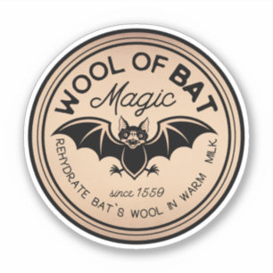 Wol met  label bat Potion