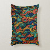 Wol Topped paisley Accent Kussen (Voorkant(Verticaal))