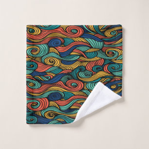 Wol Topped paisley Bad Handdoek