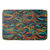 Wol Topped paisley Badmat (Voorkant)