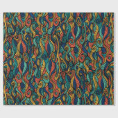 Wol Topped paisley Cadeaupapier (Vlak)