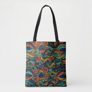 Wol Topped paisley Draagtas