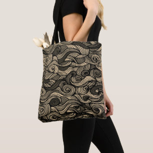 Wol Topped paisley Draagtas