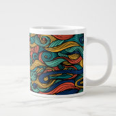 Wol Topped paisley Extra Grote Beker (Rechts)