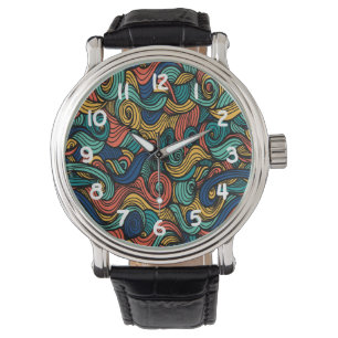 Wol Topped paisley Horloge