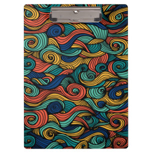 Wol Topped paisley Klembord