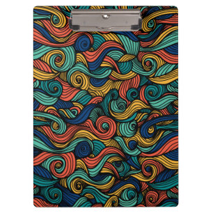 Wol Topped paisley Klembord