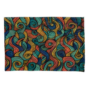 Wol Topped paisley Kussensloop