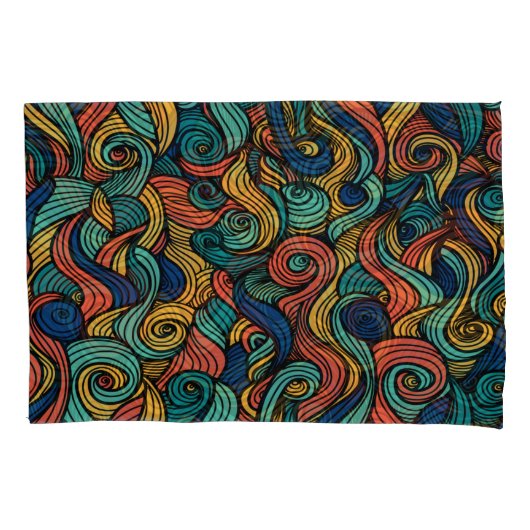 Wol Topped paisley Kussensloop (Voorkant)
