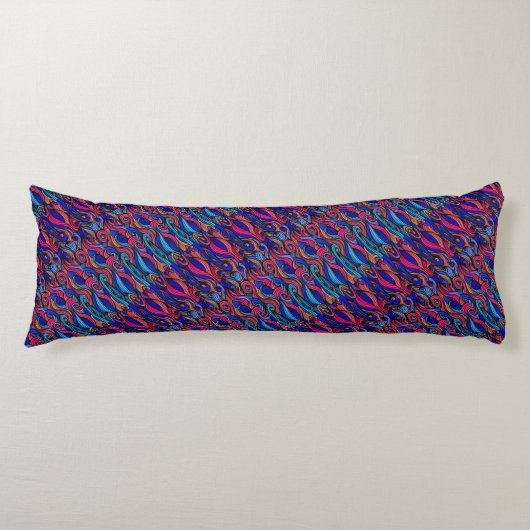 Wol Topped paisley Lichaamskussen (Voorkant)