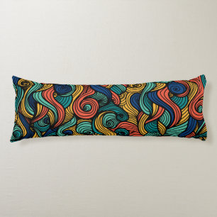 Wol Topped paisley Lichaamskussen