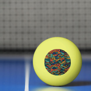 Wol Topped paisley Pingpongballen