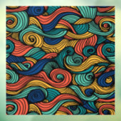 Wol Topped paisley Raamsticker (Vel 3)