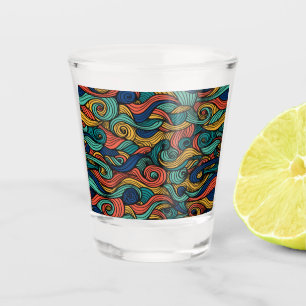 Wol Topped paisley Shot Glas