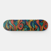 Wol Topped paisley Skateboard (Horizontaal)