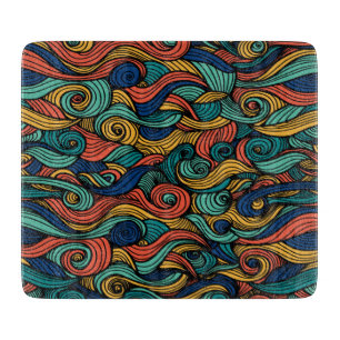 Wol Topped paisley Snijplank
