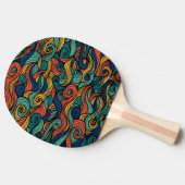 Wol Topped paisley Tafeltennisbatje (Zijkant)