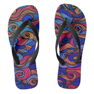 Wol Topped paisley Teenslippers