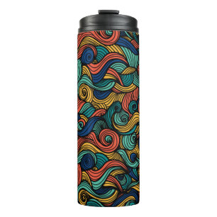Wol Topped paisley Thermosbeker