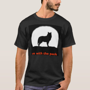 wolf1, ren met de roedel. t-shirt