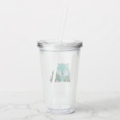 Wolf28: Acryl Drinkbeker (Achterkant)