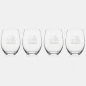 Wolf32: Wijnglas Zonder Voet (Achterkant)