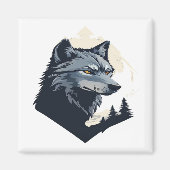 Wolf 05 magneet (Voorkant)