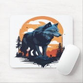 Wolf 06 muismat (Met muis)